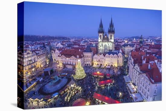 Christmas Market, Old Town Square, Prague, Czech Republic-Jon Arnold-Premier Image Canvas