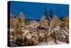 Christmas market on Schillerplatz square in front of Stiftskirche church, Stuttgart-Markus Lange-Premier Image Canvas