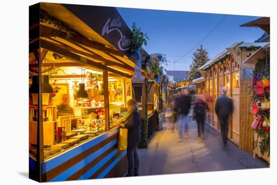 Christmas Market on Waisenhausplatz, Bern, Jungfrau region, Bernese Oberland, Swiss Alps, Switzerla-Frank Fell-Premier Image Canvas