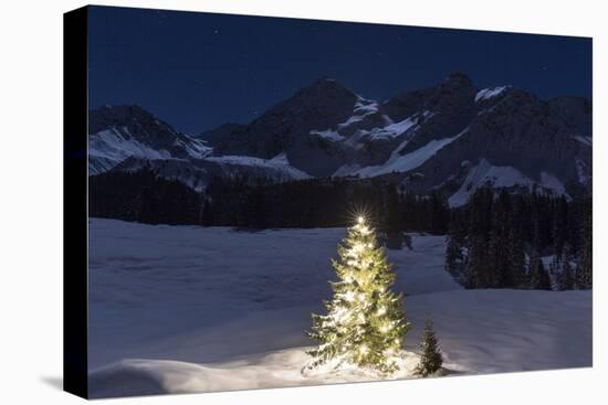 Christmas Mood at Arosa-Armin Mathis-Premier Image Canvas