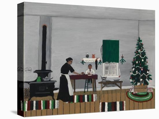 Christmas Morning, Breakfast, 1945 (Oil on Canvas)-Horace Pippin-Premier Image Canvas