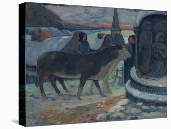 Christmas Night (The Blessing of the Oxe), 1902-1903-Paul Gauguin-Premier Image Canvas