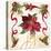 Christmas Poinsettia Ribbon IV-Lanie Loreth-Stretched Canvas