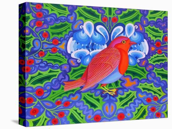 Christmas Robin, 2012-Jane Tattersfield-Premier Image Canvas