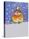 Christmas Robin-Diane Matthes-Premier Image Canvas