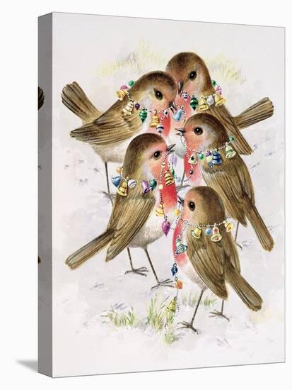 Christmas Robins-Stanley Cooke-Premier Image Canvas