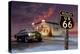 Christmas Route 66-Chris Consani-Stretched Canvas