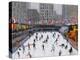 Christmas Skating, Rockerfeller Ice Rink, New York, 2017-Andrew Macara-Premier Image Canvas