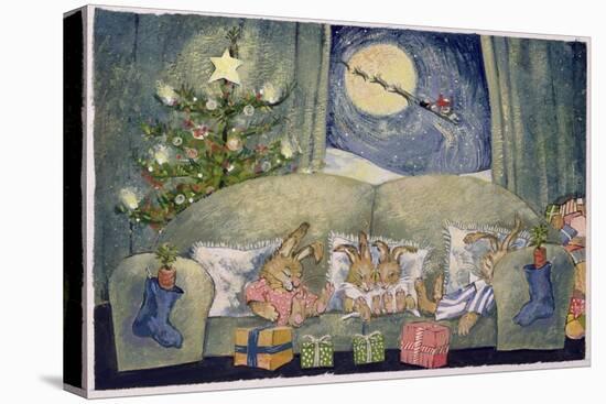 Christmas, Sleeping Rabbits, 1995-David Cooke-Premier Image Canvas