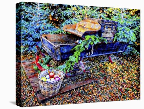 Christmas Sleigh Tradition-Dorothy Berry-Lound-Premier Image Canvas