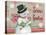 Christmas Snowman II-Kimberly Poloson-Stretched Canvas