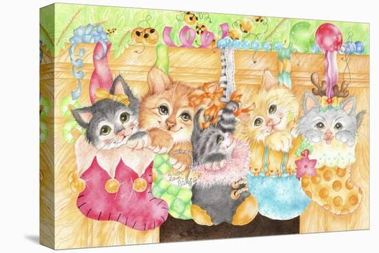 Christmas Stocking Kittens-Karen Middleton-Premier Image Canvas