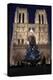 Christmas Tree, Notre-Dame De Paris Cathedral, Paris, France, Europe-Godong-Premier Image Canvas