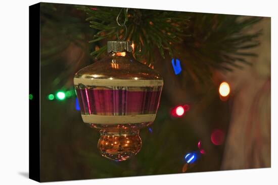 Christmas tree ornaments. Vintage glass ornament.-Savanah Stewart-Premier Image Canvas