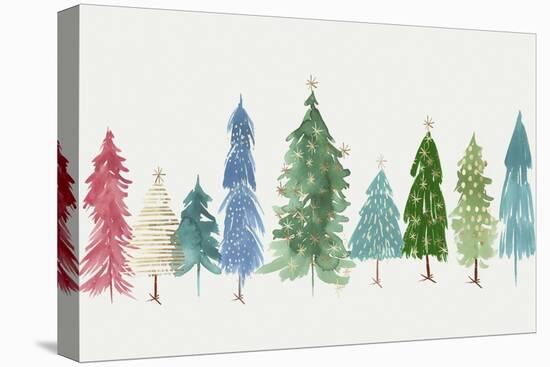 Christmas Trees-PI Studio-Stretched Canvas