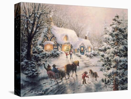 Christmas Visit-Nicky Boehme-Premier Image Canvas