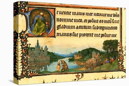 Christs Baptism-Jan van Eyck-Stretched Canvas