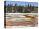 Chromatic Pool Hot Spring, Upper Geyser Basin Geothermal Area, Yellowstone National Park, Wyoming-Stocktrek Images-Premier Image Canvas