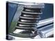 Chrome Fin on Blue Car-null-Premier Image Canvas