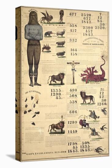 Chronological Chart of the Visions of Daniel and John, 1843-null-Premier Image Canvas