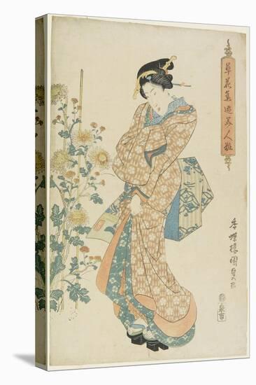 Chrysanthemums, 1830-1844-Utagawa Kunisada-Premier Image Canvas