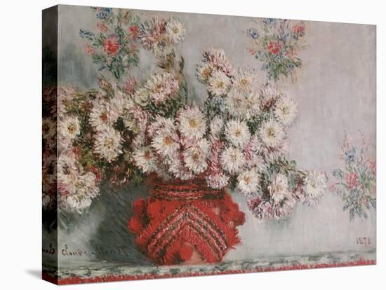 Chrysanthemums (Mums), 1878-Claude Monet-Premier Image Canvas