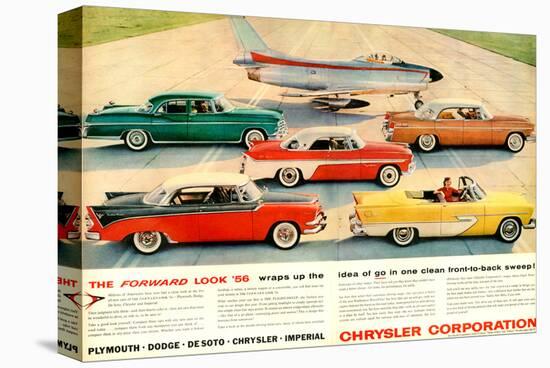 Chrysler 1956 Forward Look-null-Stretched Canvas