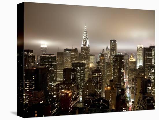 Chrysler Building and Midtown Manhattan Skyline, New York City, USA-Jon Arnold-Premier Image Canvas