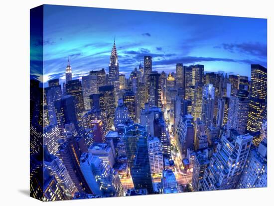 Chrysler Building and Midtown Manhattan Skyline, New York City, USA-Jon Arnold-Premier Image Canvas