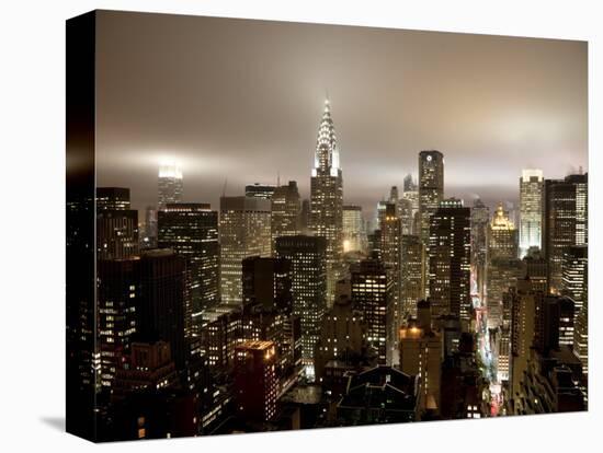 Chrysler Building and Midtown Manhattan Skyline, New York City, USA-Jon Arnold-Premier Image Canvas