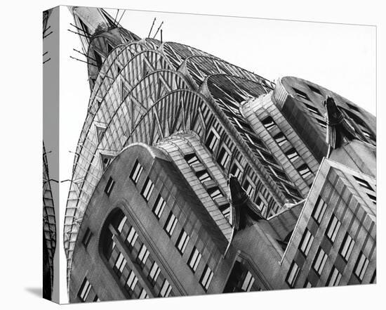Chrysler Building Detail-Christopher Bliss-Stretched Canvas