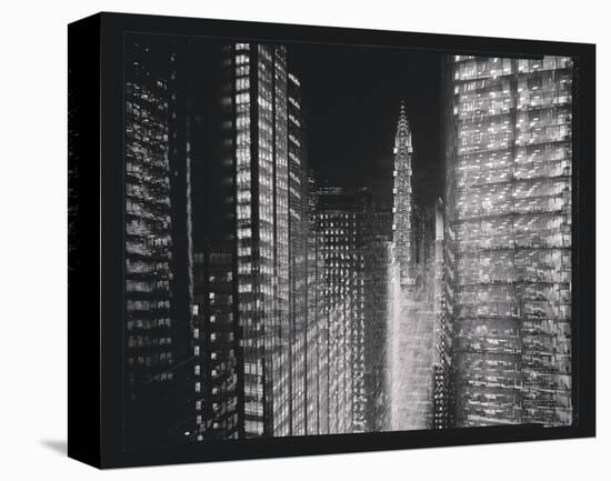Chrysler Building Motion Landscape #4-Len Prince-Stretched Canvas