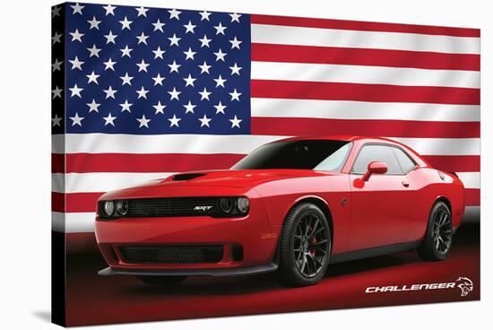 Chrysler - Challenger Hellcat-null-Stretched Canvas