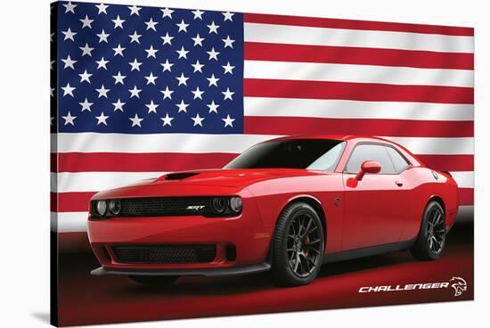 Chrysler - Challenger Hellcat-null-Stretched Canvas