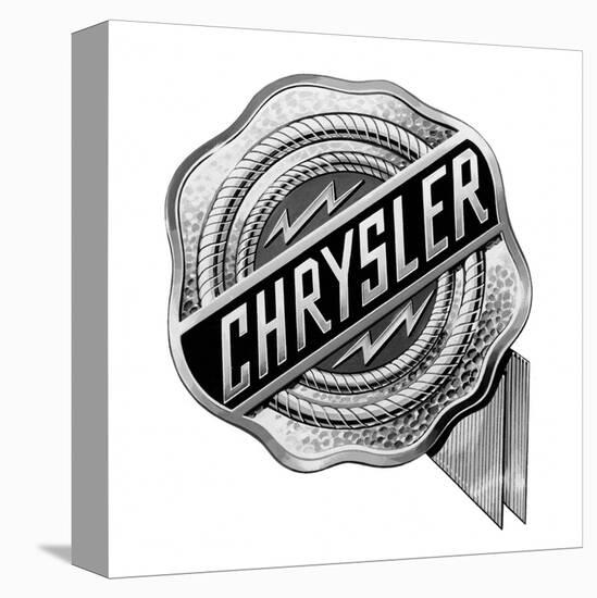 Chrysler Logo-null-Stretched Canvas