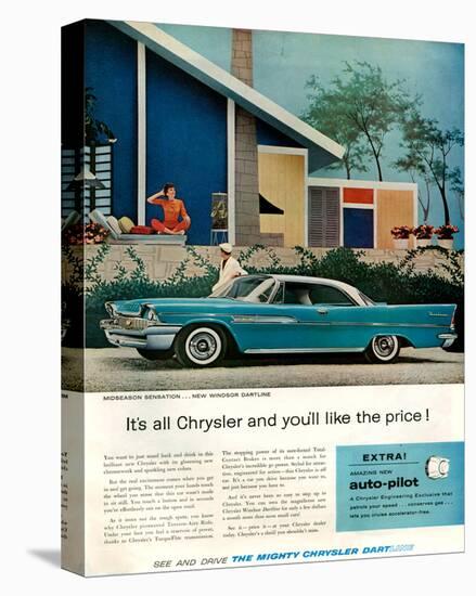 Chrysler New Windsor Dartline-null-Stretched Canvas