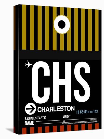 CHS Charleston Luggage Tag I-NaxArt-Stretched Canvas