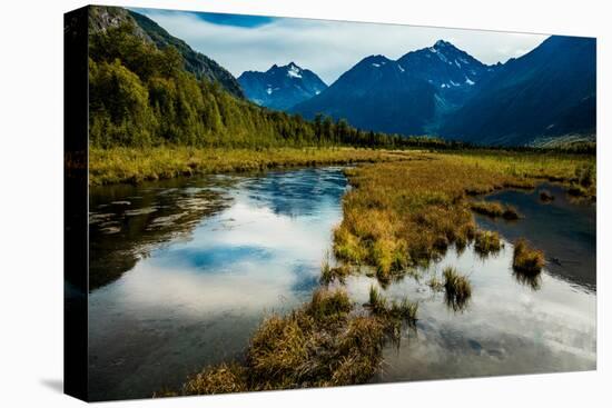 Chugach state park, outside of Anchorage Alaska-null-Premier Image Canvas