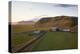 Church and Small Group of Houses Near Vik, Iceland-Peter Adams-Premier Image Canvas