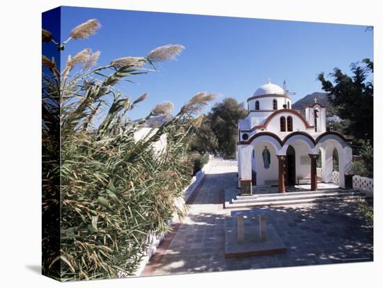 Church by the Port, Mandraki, Island of Nissyros, Dodecanese, Greece-Ken Gillham-Premier Image Canvas