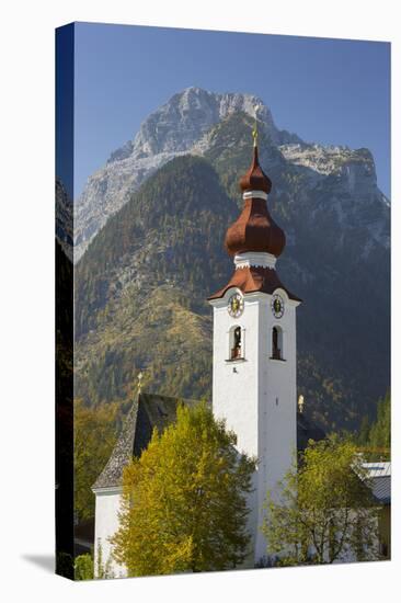 Church in Lofer, Lofer Mountains, Salzburg, Austria-Rainer Mirau-Premier Image Canvas