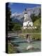 Church in Ramsau, Berchtesgadener Land, Bavaria, Germany, Europe-Hans Peter Merten-Premier Image Canvas