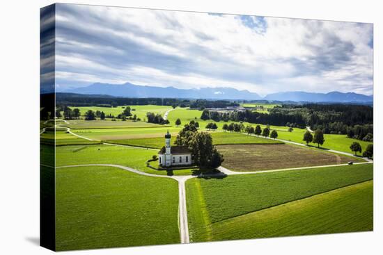 Church Near Eberfing in the Bavarian Foothills of the Alps-Ralf Gerard-Premier Image Canvas