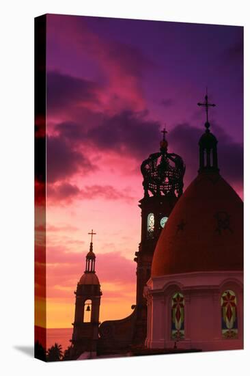 Church of Guadalupe at Sunset-Randy Faris-Premier Image Canvas