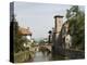 Church of Our Lady on Right of Old Bridge, St. Jean Pied De Port, Basque Country, Aquitaine-R H Productions-Premier Image Canvas