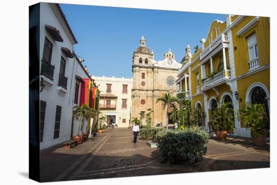 Church of San Pedro, UNESCO World Heritage Site, Cartagena, Colombia, South America-Michael Runkel-Premier Image Canvas