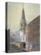 Church of St Bride, Fleet Street, City of London, C1815-William Pearson-Premier Image Canvas