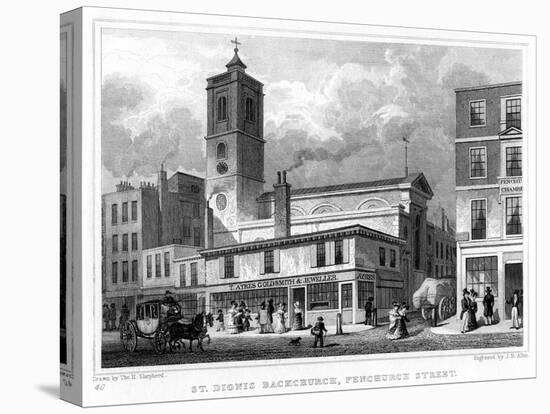 Church of St Dionis Backchurch, Fenchurch Street, City of London, 19th Century-JB Allen-Premier Image Canvas