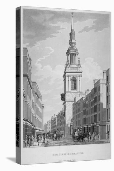 Church of St Mary-Le-Bow, Cheapside, City of London, 1798-Thomas Malton II-Premier Image Canvas