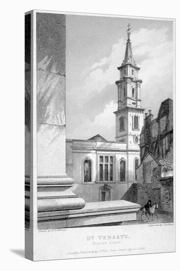 Church of St Vedast Foster Lane, City of London, 1838-John Le Keux-Premier Image Canvas